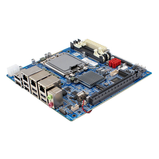 Romindly Mini-ITX H610 Motherboard  DDR4 Dual RAM, Triple LAN Ports 6×COM Custom Original Factory Solution
