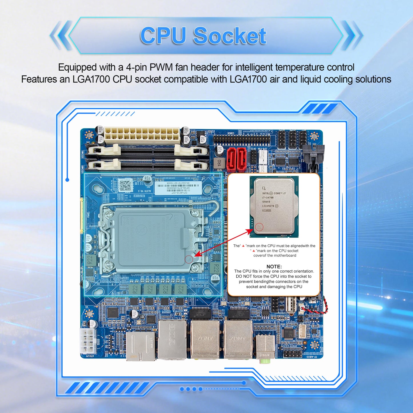 Romindly Mini-ITX H610 Motherboard  DDR4 Dual RAM, Triple LAN Ports 6×COM Custom Original Factory Solution