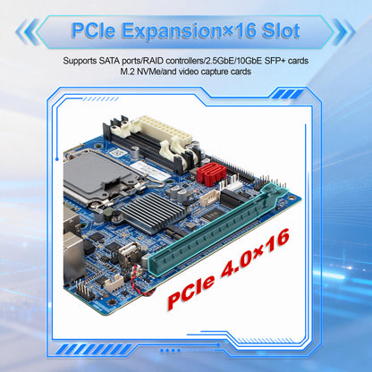Romindly Mini-ITX H610 Motherboard  DDR4 Dual RAM, Triple LAN Ports 6×COM Custom Original Factory Solution