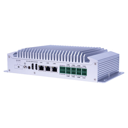 Romindly RK3588J Aluminum Fanless Industrial Mini PC Edge AI Box for Machine Vision Gateway, 8K HDMI, Wide Temp -40°C to 85°C, 6 TOPS NPU Up to 58 TOPS, 3 Gigabit LAN 4G 5G
