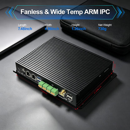 Romindly ARM Embedded Rockchip RK3576,AI 6TOPS 4×COM
